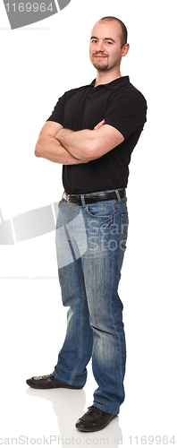 Image of man crossed arms