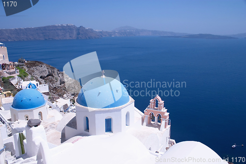 Image of Santorini churches