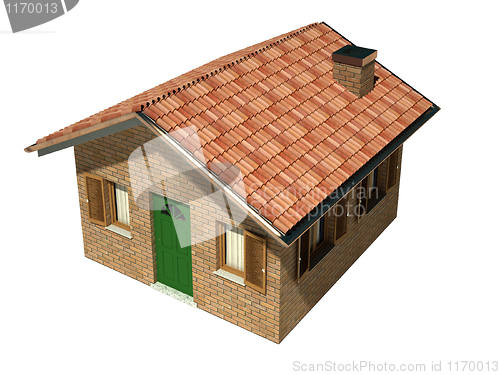Image of house model background