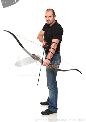 Image of man with bow