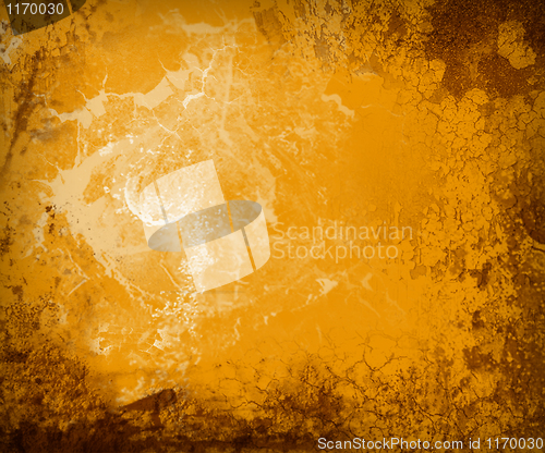 Image of grunge orange background