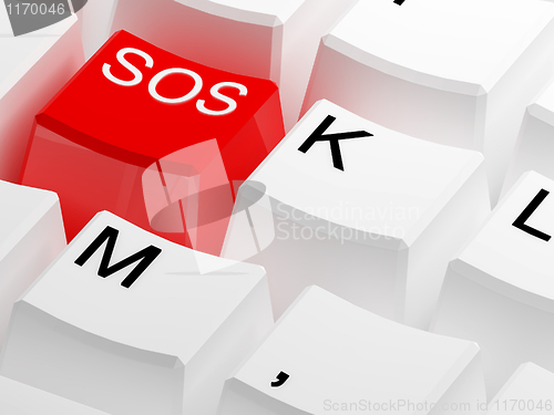 Image of red sos button