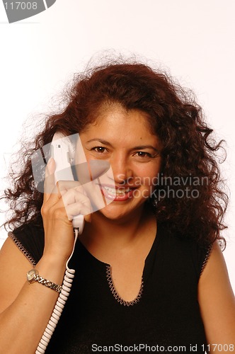 Image of woman in office