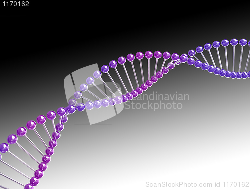 Image of dna 3d background