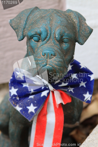 Image of Boxer Dog Statue