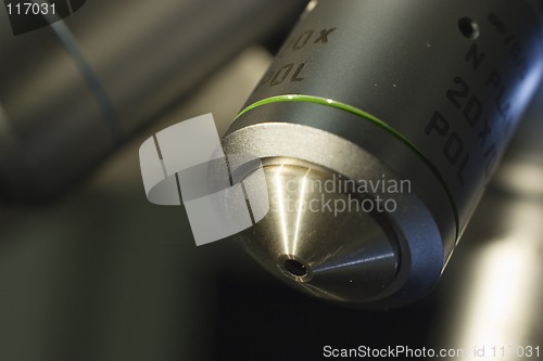 Image of 20x misroscope lens