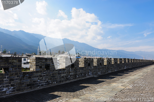 Image of China ancient city wall