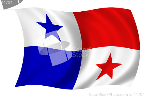 Image of waving flag of panama