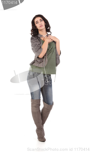 Image of beautiful young teenage woman