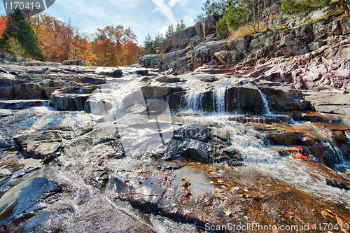 Image of waterfall cascade in missouri