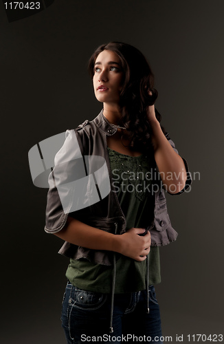 Image of young fashion woman