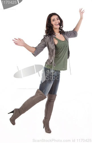 Image of beautiful young teenage woman