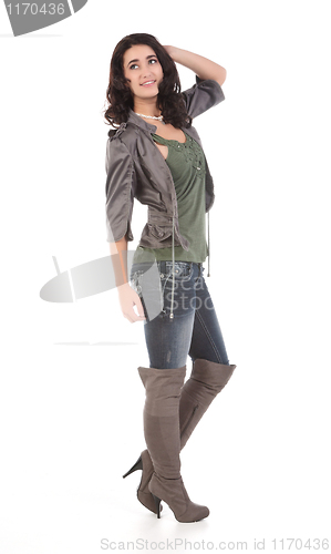 Image of beautiful young teenage woman
