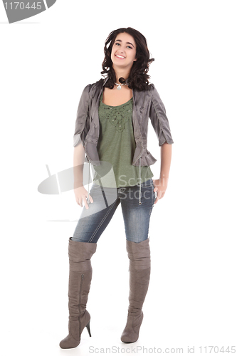 Image of beautiful young teenage woman