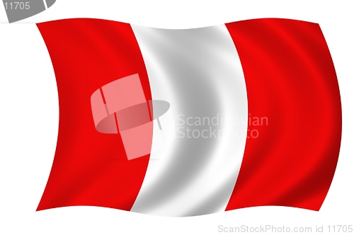 Image of waving flag of peru