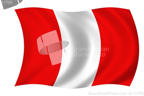 Image of waving flag of peru