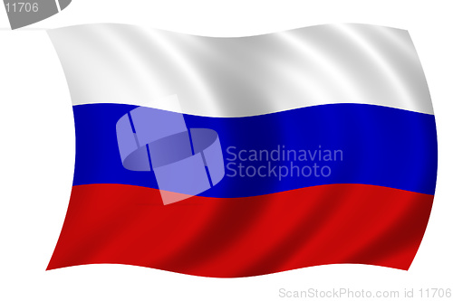 Image of russian waving flag
