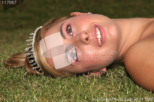 Image of Wedding Bride relaxing