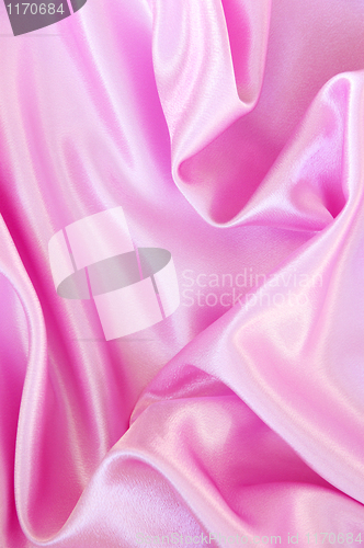 Image of Smooth elegant pink silk as background 