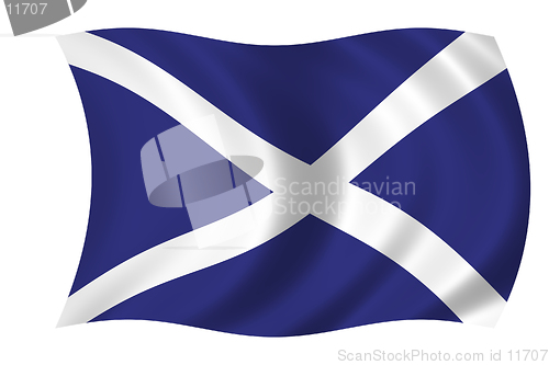 Image of scottish waving flag