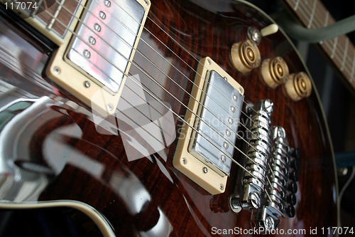 Image of Electric guitar detail