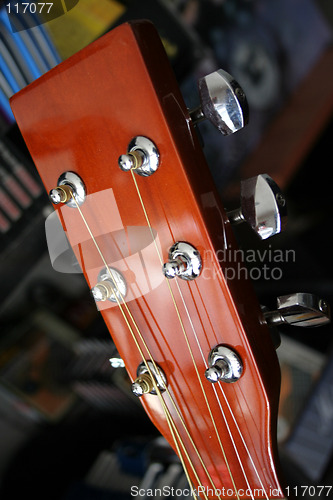 Image of Electric guitar detail