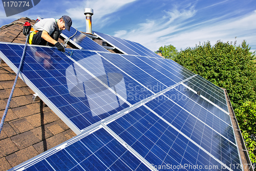 Image of Solar panel installation