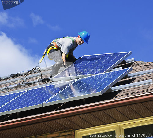 Image of Solar panel installation