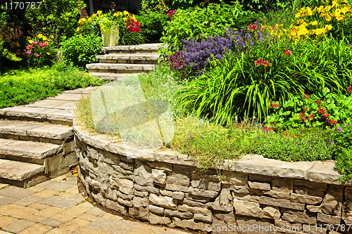 Image of Natural stone landscaping