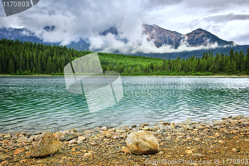 Image of Mountain lake in Jasper National Park