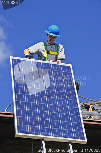 Image of Solar panel installation