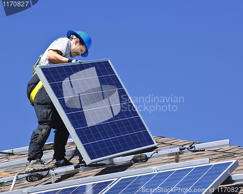 Image of Solar panel installation