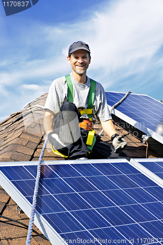 Image of Solar panel installation