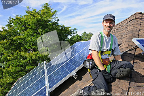 Image of Solar panel installation