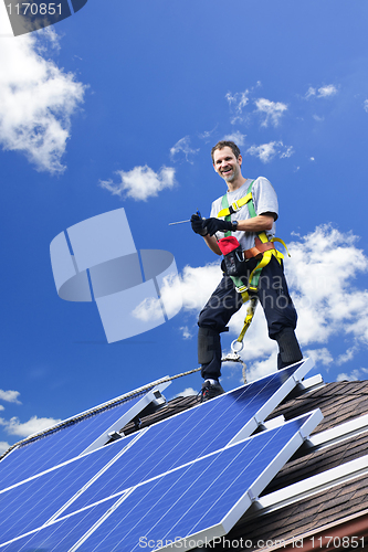 Image of Solar panel installation