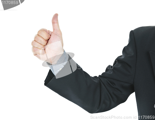 Image of Man giving thumbs up gesture