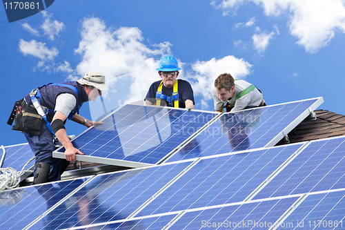 Image of Solar panel installation