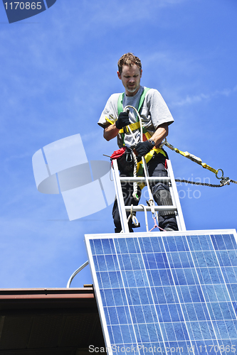 Image of Solar panel installation