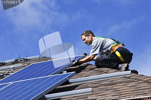 Image of Solar panel installation