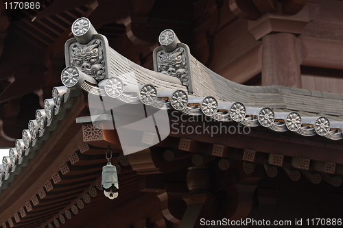 Image of chinese temple roof
