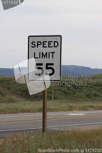 Image of Speed Limit Road Sign