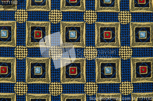 Image of Abstract pattern ornamented textile