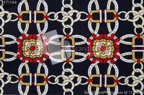 Image of Abstract pattern ornamented textile