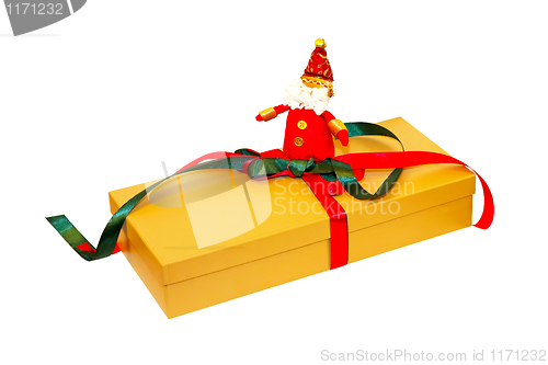 Image of Golden Santa gift