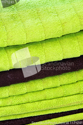 Image of Green towels