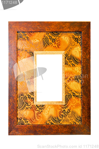 Image of African wood frame