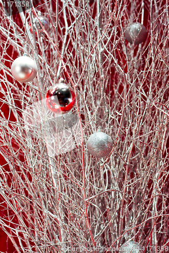 Image of Silver Christmas decor