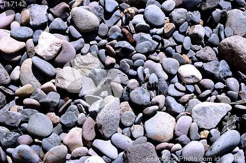 Image of stones in the beach