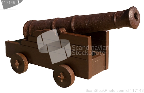 Image of isolated cannon