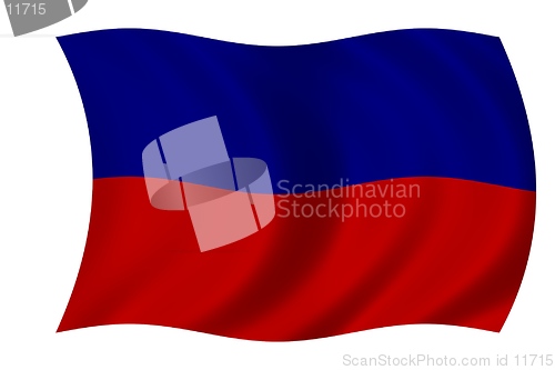 Image of waving flag of haiti
